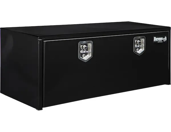 18X18X48 INCH BLACK STEEL UNDERBODY TRUCK BOX