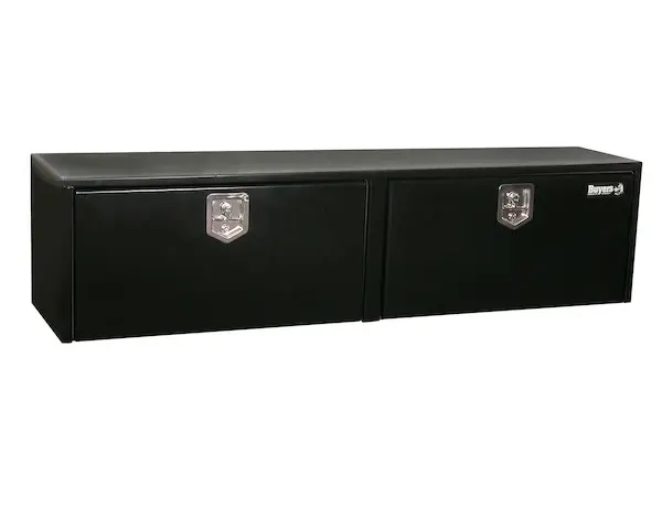 18X18X72 INCH BLACK STEEL UNDERBODY TRUCK BOX