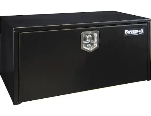 [1702305] 18X18X36 INCH BLACK STEEL UNDERBODY TRUCK BOX