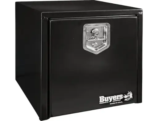 [1702295] 18X18X18 INCH BLACK STEEL UNDERBODY TRUCK BOX
