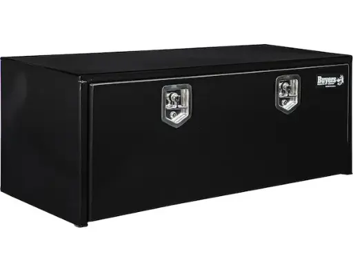[1702310] 18X18X48 INCH BLACK STEEL UNDERBODY TRUCK BOX