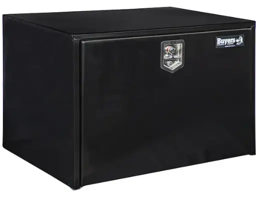 [1704305] 24X24X36 INCH BLACK STEEL UNDERBODY TRUCK BOX