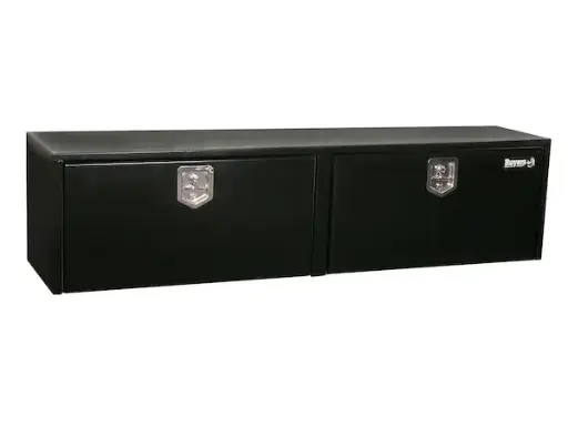 [1702325] 18X18X72 INCH BLACK STEEL UNDERBODY TRUCK BOX