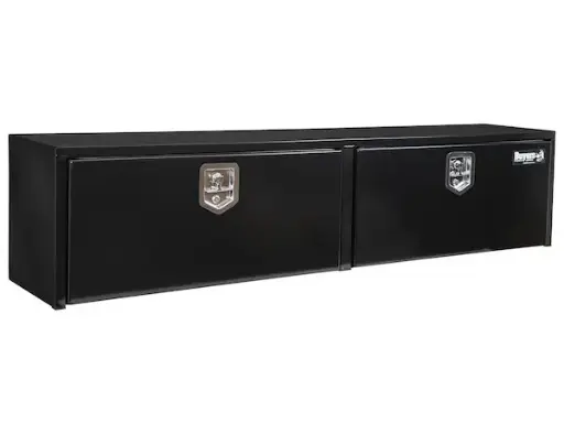 [1702940] 16X13X72 INCH BLACK STEEL TOPSIDER TRUCK BOX